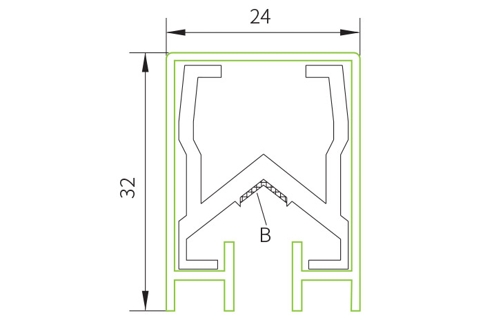 H24系列单极导线式滑触线